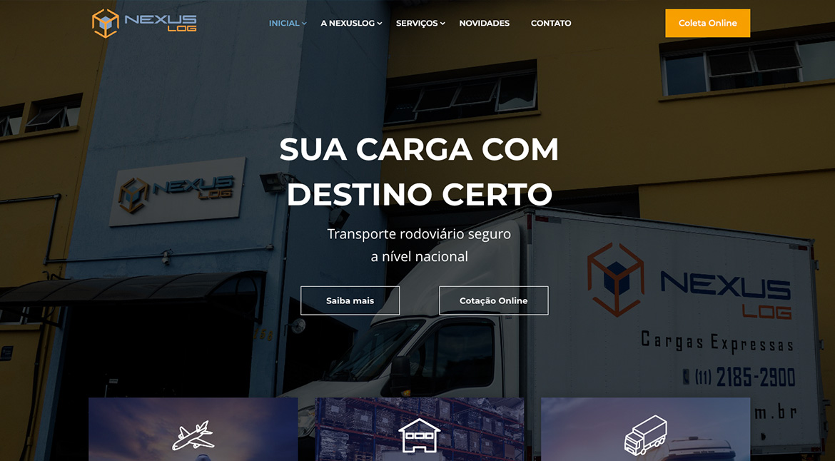 Site Nexuslog de cara nova!